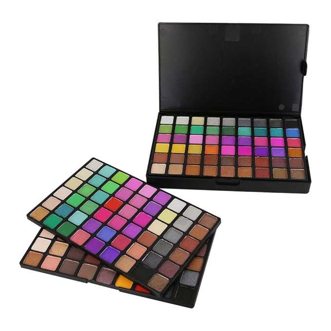 162 Colors Hightlight Eyeshadow Palette Makeup Gift Set, FantasyDay Professional Long Lasting Waterproof Matte Highly Pigments Shiny Shimmers Glitter Makeup Palette Colorful Cosmetic Eye Shadow Pallet-FemmiqueWomen