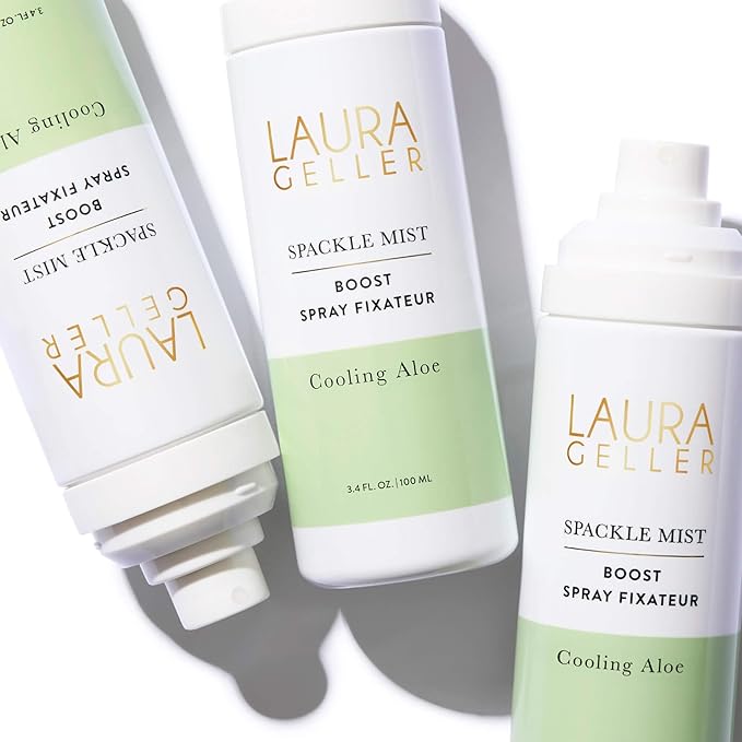 LAURA GELLER NEW YORK Spackle Mist Boost with Cooling Aloe - Long-Lasting Dewy Skin Makeup Setting Spray-FemmiqueWomen