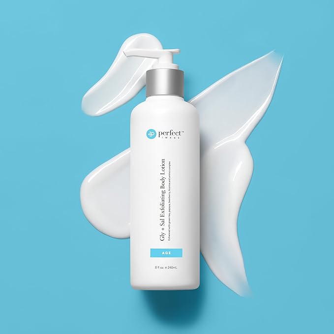 Perfect Image Gly + Sal Exfoliating Body Lotion, 8% Glycolic Acid and 2% Salicylic Acid Lotion Enhanced with Green Tea, Papaya, Bearberry, Licorice and Amino Complex-FemmiqueWomen