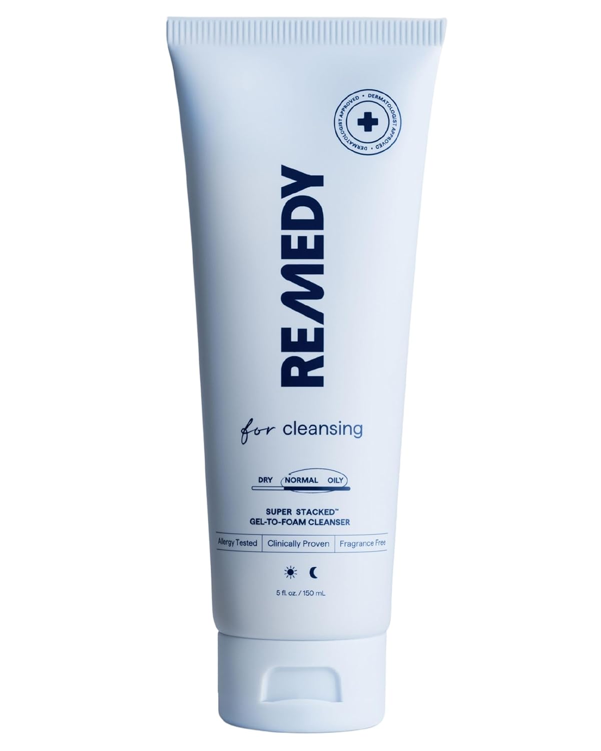 Remedy for Lightweight Cleansing - Gel to Foam Cleanser for Normal to Oily Skin - 0.5% Salicylic Acid, Ceramides, Glycerin, Green Tea - By Dermatologist Dr. Shah, 5 fl. Oz-FemmiqueWomen