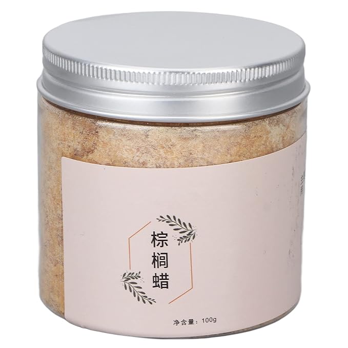 100g Palm Wax Pellets, Carnauba Wax for Lip Balm, Cosmetics DIY Carnauba Wax Material Accessory Lip Balm Making Supplies for Lipstick Lip Balm Making Increase the Melting Point of Lipstick-FemmiqueWomen