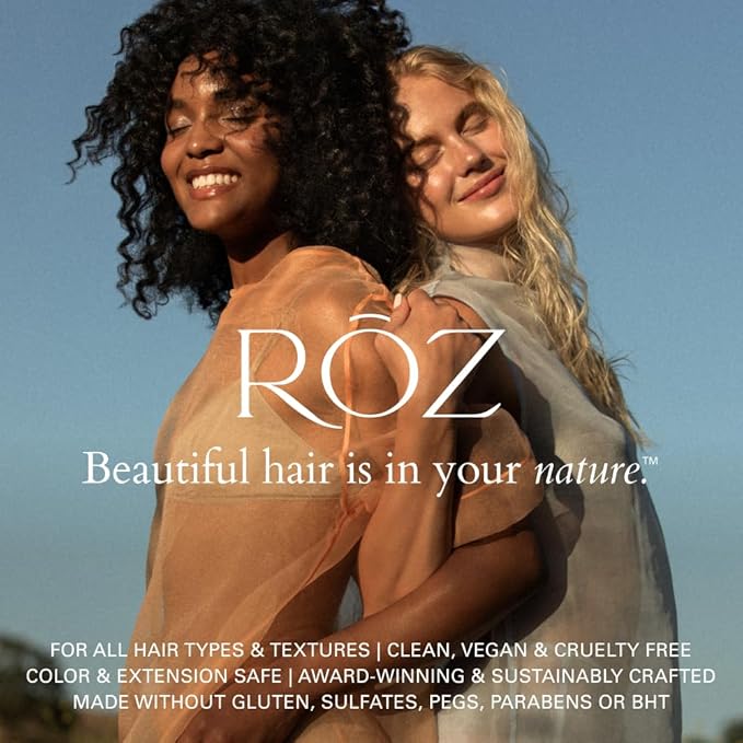 RŌZ Foundation Shampoo For All Hair Types & Textures | Hydrating, Balancing & Cleansing For Healthy Hair| Vegan, Color-Safe, Free of Silicone, Paraben, SLS | Strengthens & Nourishes 10.1 oz/300 mL-FemmiqueWomen