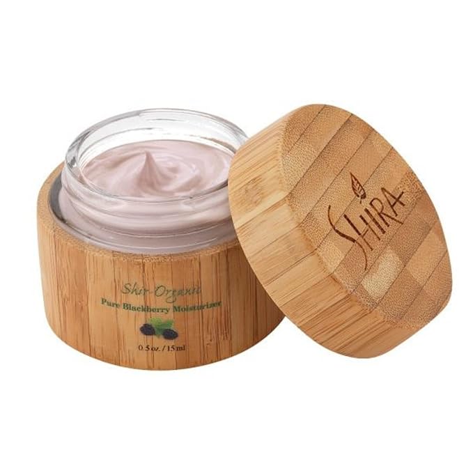 Shir-Organic Pure Blackberry Moisturizer Helps Fight Against Free Radicals Smooth Even Texture Regenerates the Skin for Normal to Dry & Sensitive Skin Type (15ml)-FemmiqueWomen