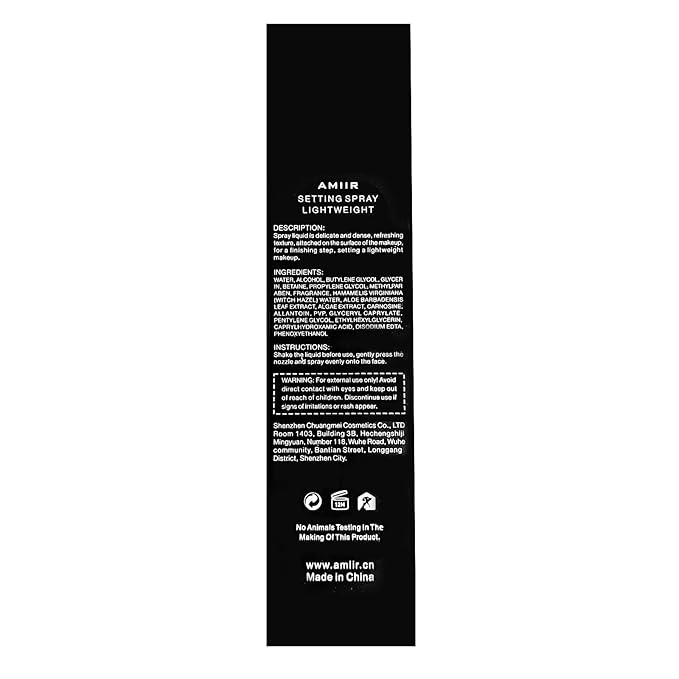 AMIIR Makeup Setting Spray, Waterproof Finishing spray, Long Lasting Lock Face Fixing Mist, Hydrate Before Makeup Matte Oil Control Lightweight Refreshing-FemmiqueWomen