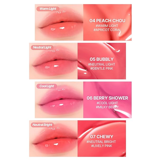 2aN Glaze Bouncing Tint – Lightweight, Moisturizing Lip Tint with High-Shine Finish, Smooth, Light Plumping, Comfortable Wear, Korean Makeup (Nudy Coco, 0.16 oz)-FemmiqueWomen