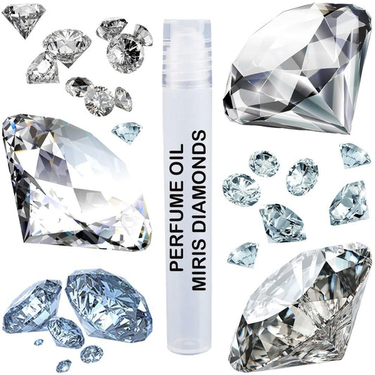 MIRIS Perfume Oil Diamonds, Long-Lasting Unisex Roll-On For Women and Men, Rollerball 0.34 Fl Oz / 10 ml-FemmiqueWomen