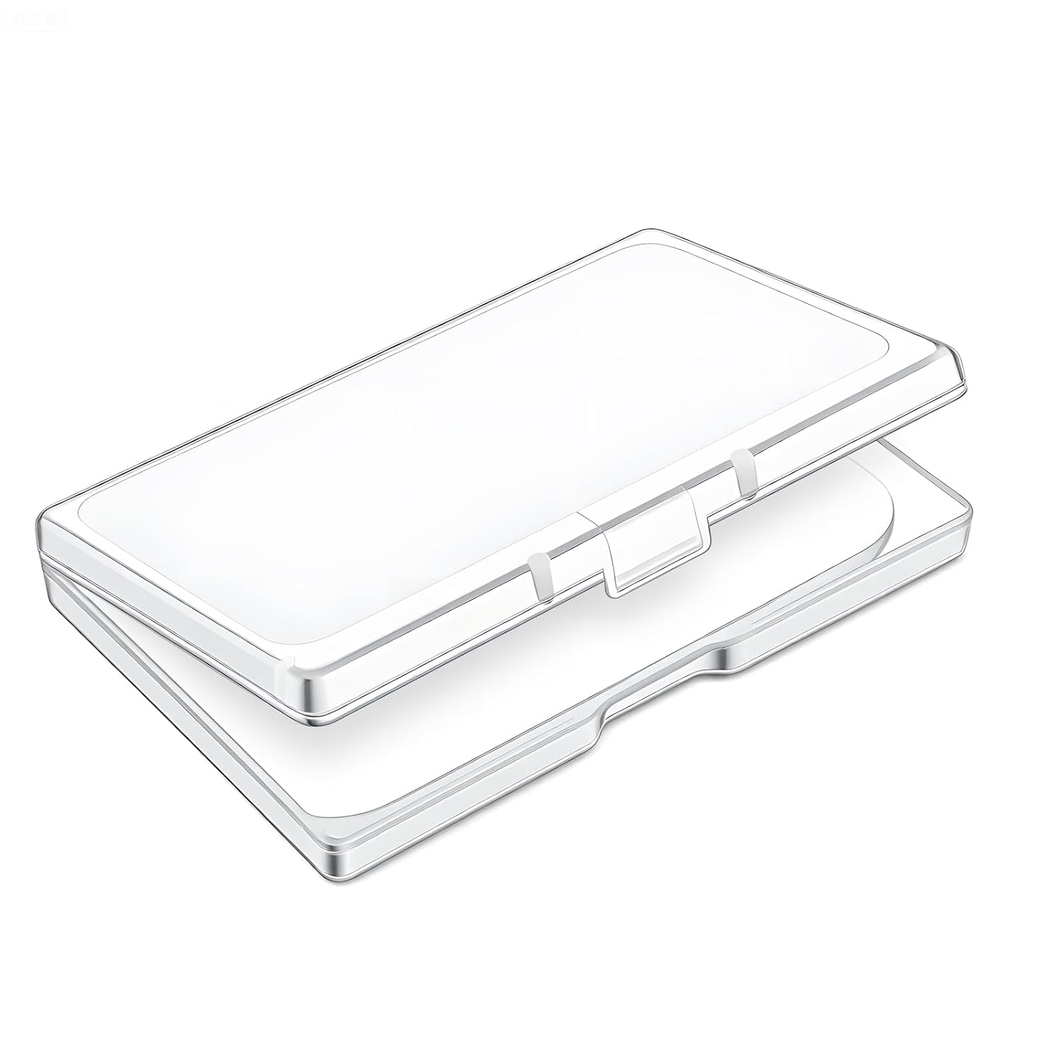 Eyelash Case, Eyelash Holder Case, Clear Compact Eyelashes Container, Portable Silicone False Lash Cases, Simple Lightweight Lash Storage Tool with Cover for Women Daily Travel Carry-FemmiqueWomen