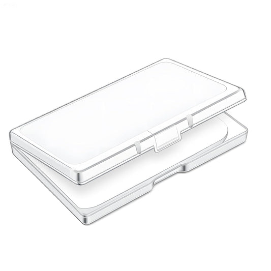 Eyelash Case, Eyelash Holder Case, Clear Compact Eyelashes Container, Portable Silicone False Lash Cases, Simple Lightweight Lash Storage Tool with Cover for Women Daily Travel Carry-FemmiqueWomen