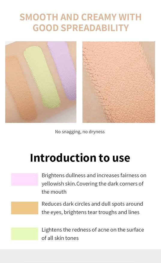 12 Color Correcting Concealer Palette, Cream Color Corrector Contour Makeup Palette，Contouring Foundation Highlighting Concealer Palette for Conceals Dark Circles, Redness, Acne, Blemish-FemmiqueWomen