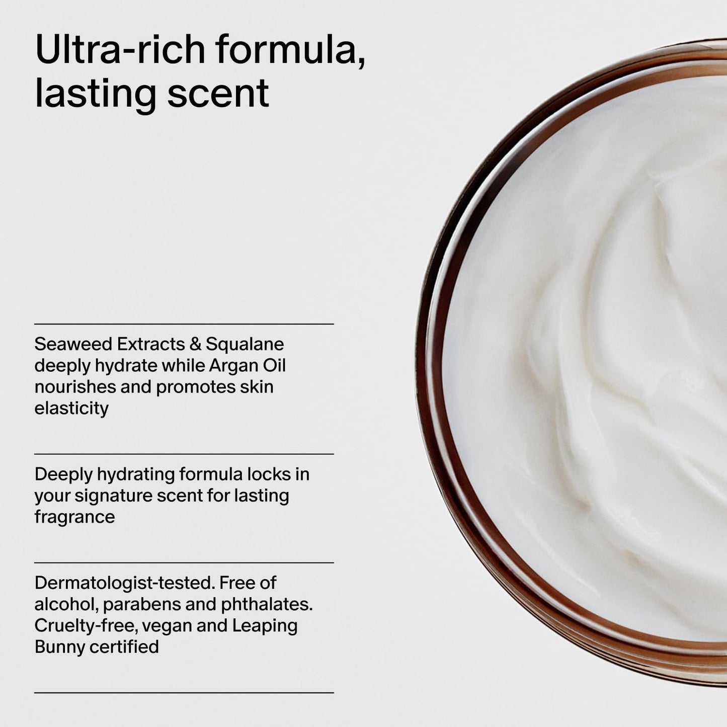 Salt & Stone Body Cream – Santal & Vetiver | Hydrating Formula with Seaweed Extracts, Spirulina & Squalane | Deep Hydration, Skin Barrier Support & Healthy Glow | for all Skin Types (6.7 fl oz)-FemmiqueWomen