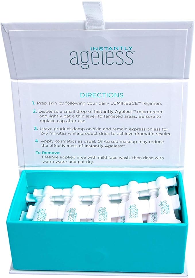 Instantly Ageless Facelift in A Box - Instant Eye Bag Remover Puffiness -1 Box of 25 Vials - Instant Under Eye Bags Remover - Wrinkle Tightener - Instant Wrinkle Remover for Face Instant Lift-FemmiqueWomen