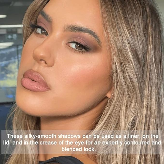 10 Color Matte Eyeshadow Palette, Neutral Taupe & Grey Brown Shades, Ultra-Blendable, Long-Lasting Natural Nude Makeup Palette for Women,Vegan & Cruelty-Free,Perfect for Everyday or Professional Looks-FemmiqueWomen