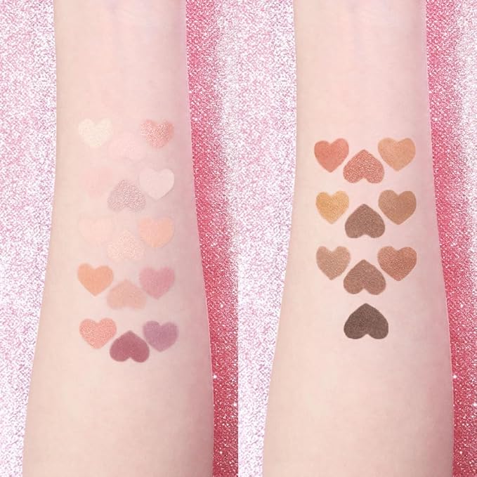 25 Colors Nude Champagne Gold Glitter Matte Shimmer Eyeshadow Palette for Eye Makeup,High Pigmented Brown Eye Shadow Primers Powder Palet de sombras de ojos-FemmiqueWomen