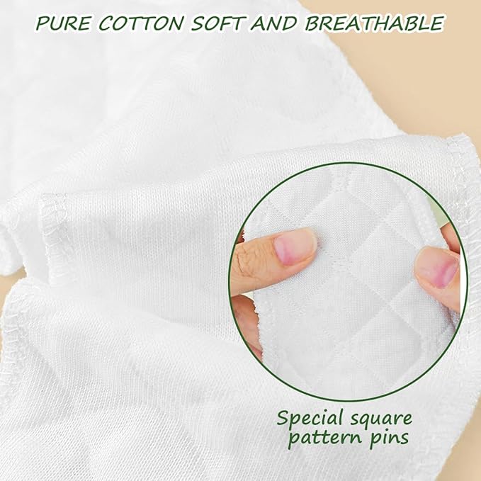 16 Pack Cotton Tummy Liners and Bra Liners Set for Sweat Rash Skin Folds Plus Size Women Sweating Supplies-FemmiqueWomen