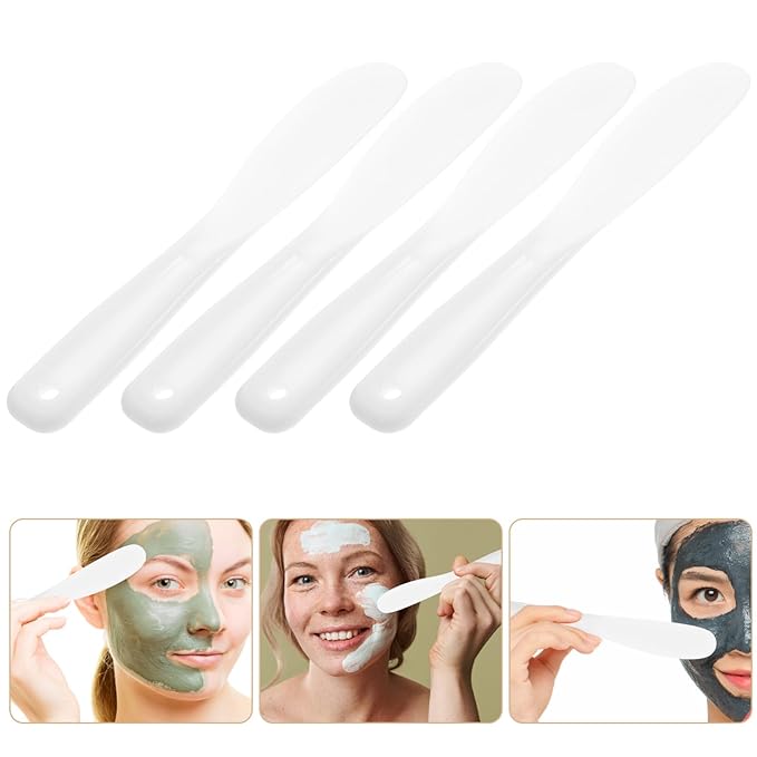 10Pcs mask stick tool stick cosmetic spatulas facial mud applicator spatulas stick facial cream scoops stirring rod makeup spatulas Multifunction white eye cream-FemmiqueWomen