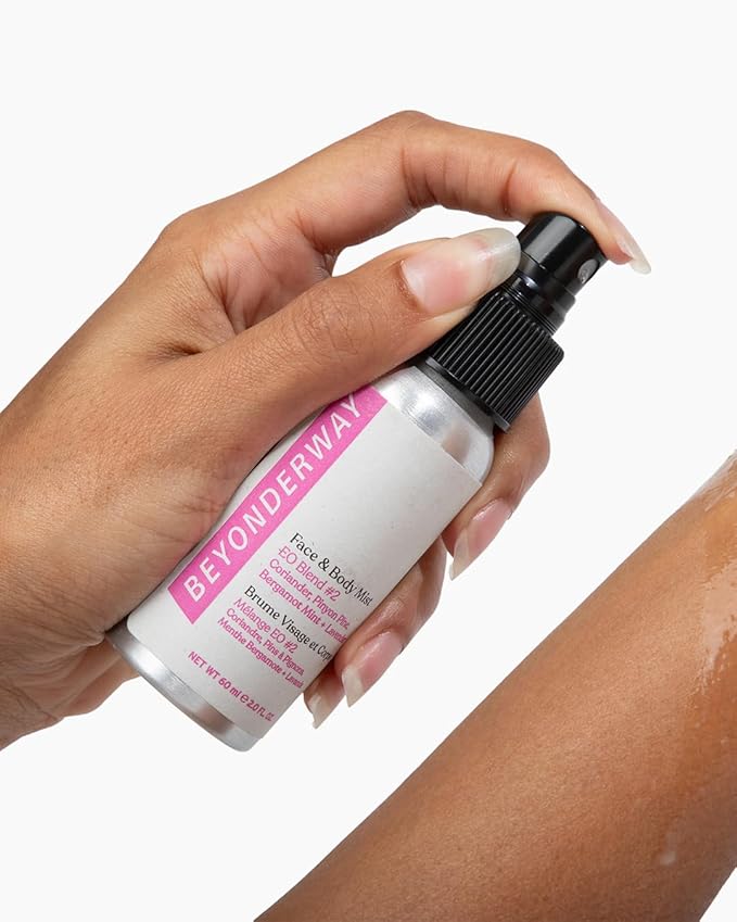 Multi-Use Mist 60ML - Signature Essential Oil Blend No. 2 with Bergamot Mint, Coriander, Lavender & Pinyon Pine - Infused with Aloe Vera Leaf Juice, Hydrates & Balances Skin-FemmiqueWomen