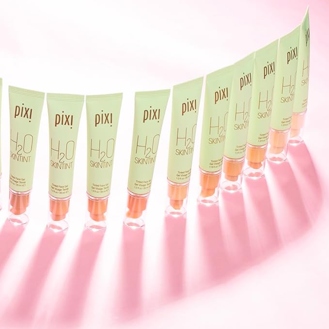 Pixi Beauty H2O SkinTint Tinted Face Gel, 1.2 fl oz / 35 ml, Cream-FemmiqueWomen