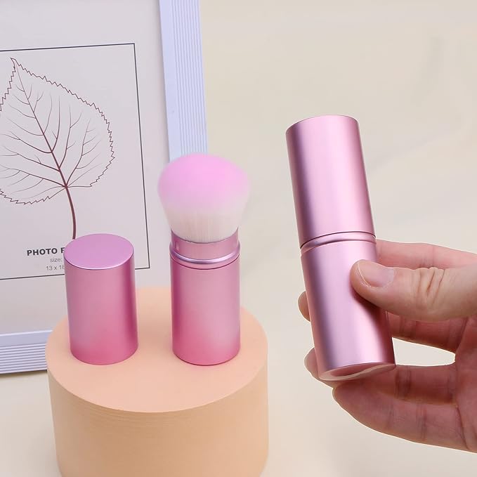 UNIMEIX Makeup Brush Sunscreen Applicator Retractable Kabuki Blush Brush Foundation Brush for Liquid Makeup, Bronzer, Cream or Powder-FemmiqueWomen