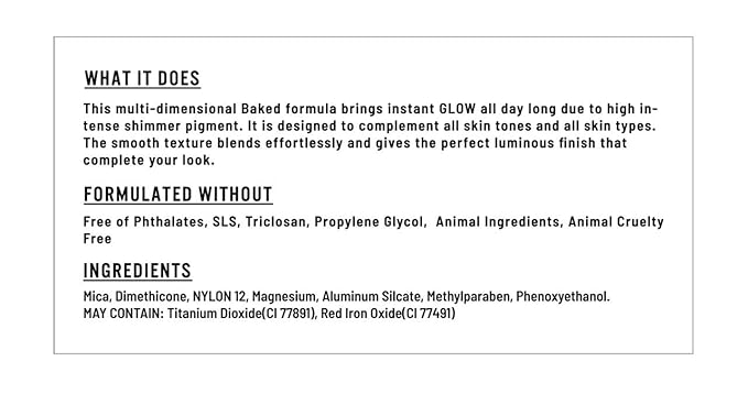 J.CAT BEAUTY You Glow Girl Baked Highlighter - Mermaid Skin-FemmiqueWomen