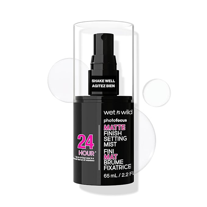 Wet n Wild Photo Focus Matte Finish Setting Mist, Matte - clear-FemmiqueWomen