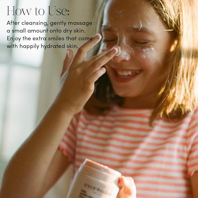 Evereden Kids Face Cream: Melon Juice, 1.7 oz. | Face Lotion | Clean and Non-Toxic Face Moisturizer | Multi-Vitamin Skin Care for Kids-FemmiqueWomen