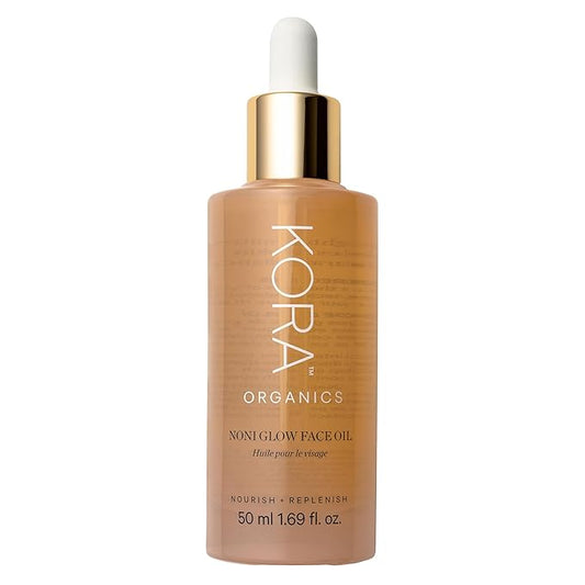 KORA Organics Noni Glow Hydrating Face Oil for Women with Rosehip, Gua Sha Oil, Certified Organic, Cruelty Free, 1.69 fl oz-FemmiqueWomen
