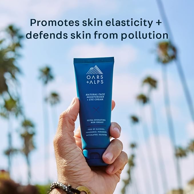 Oars + Alps Face Moisturizer and Eye Cream, Hydrates Skin with Shea Butter and Jojoba Oil, Anti Aging, Vegan and Gluten Free-FemmiqueWomen