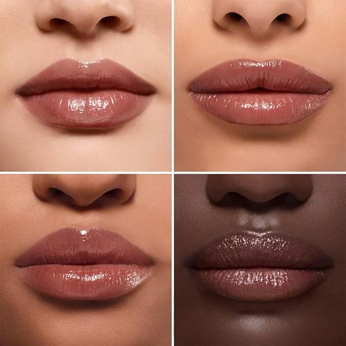 1PCS Honey Tinted Lip Balms Lip Stain, Sheer Hydrating Lip Balm for Women All Skin Tones, Korean Natural Black Cherry Lip Tint Moisturizing Nourishing Lips Balm Lipstick, Bálsamo labial con color miel-FemmiqueWomen