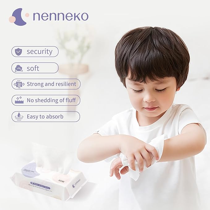 Disposable Face Towel XL Facial Wipes - Organic Vegan Biodegradable Face Towels，Ultra Soft Thick Wash Cloths for Adults and Baby, 100% Cotton Dry Wipes for Washing and Drying-FemmiqueWomen