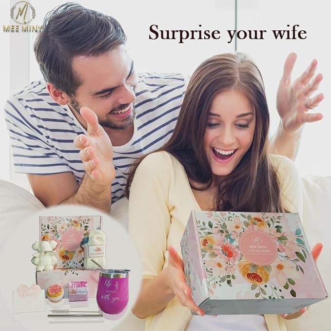 Mothers Day Gifts for Women,Relaxing Spa Gift Basket Set,Unique Gift Ideas for Women,Coworker Teacher Nurse Gifts for Women,Christmas Gifts for Mom Sister Best Friend Wife-FemmiqueWomen