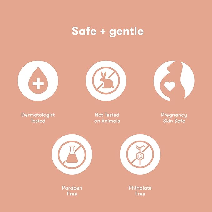 Frida Mom Prgenancy Belly Cream, In Shower Body Lotion for Fully Body and Bump, Moisturizing Lotion for Pregnant Dry and Stretched Skin, 6oz-FemmiqueWomen