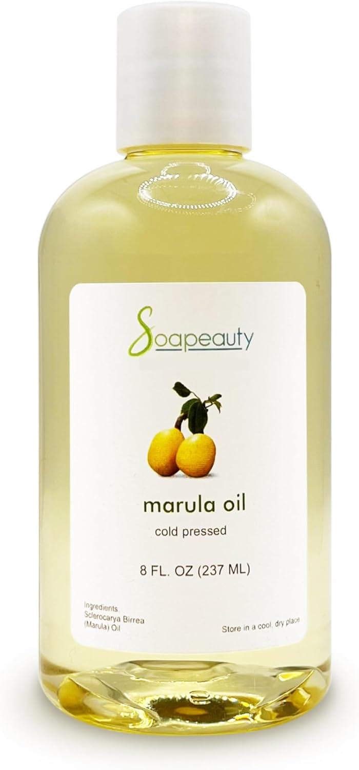 Soapeauty Marula Oil 100% Pure & Natural, Cold Pressed, Rich in Vitamin E & Omega Fatty Acids | Best for Skin, Hair, Face, Nails, and Soap Making | 8 fl oz-FemmiqueWomen