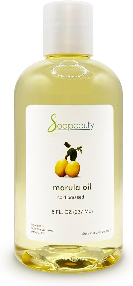 Soapeauty Marula Oil 100% Pure & Natural, Cold Pressed, Rich in Vitamin E & Omega Fatty Acids | Best for Skin, Hair, Face, Nails, and Soap Making | 8 fl oz-FemmiqueWomen