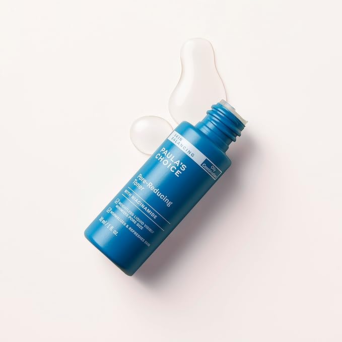 Paula's Choice SKIN BALANCING Pore-Reducing Face Toner for Combination and Oily Skin, Minimizes Large Pores, Controls Oil & Shine, Suitable for Acne-Prone Skin, Travel Size, 1 Fl Oz Bottle-FemmiqueWomen