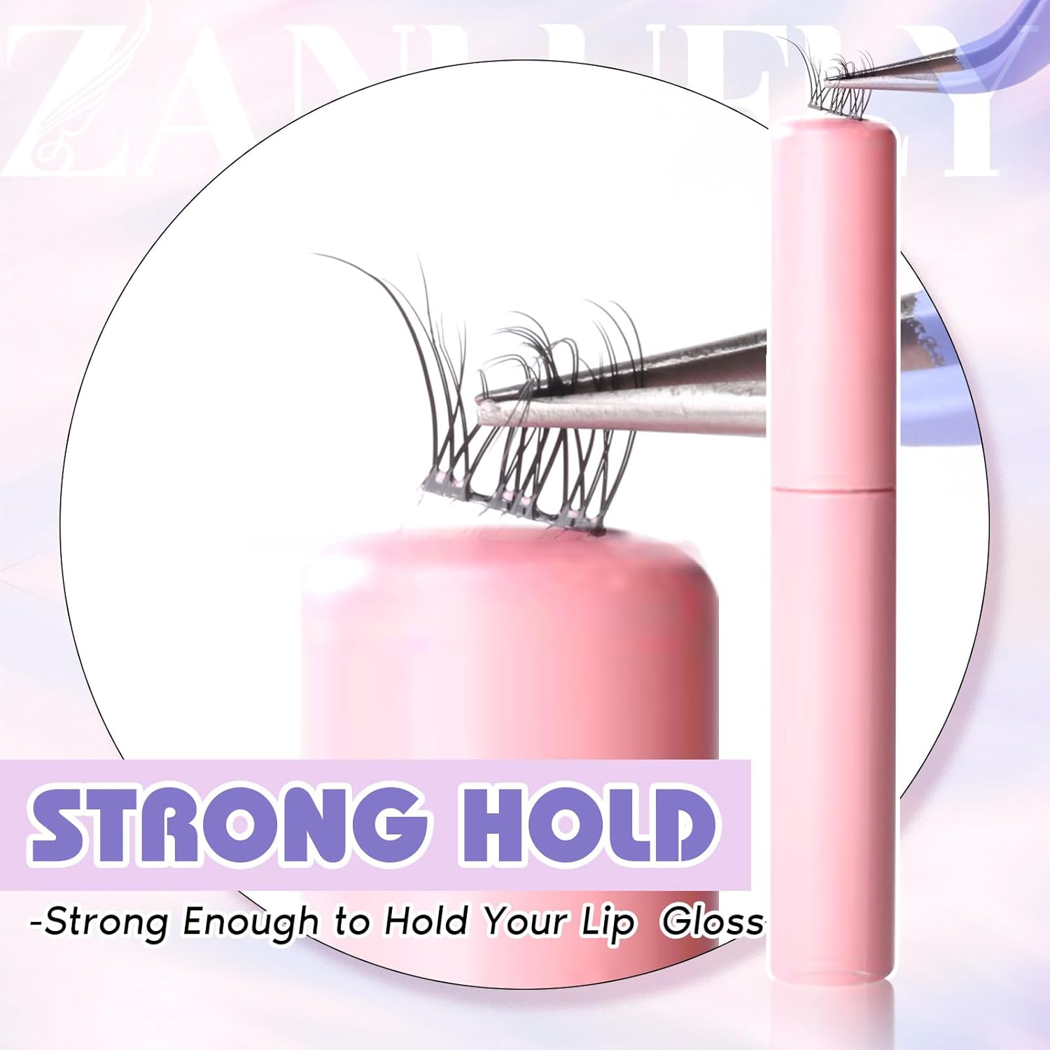 Self Adhesive Lash Clusters Natural No Glue Individual Lashes 10-12MM Wispy Self Adhesive Eyelash Clusters with Clear Strips DIY Eyelash Extensions by zanlufly-FemmiqueWomen