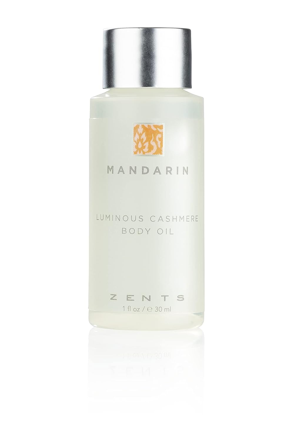 Zents Luminous Cashmere Body Oil (Travel Size - Mandarin Fragrance) | Moisturizing Body Oil with Vitamin E & Organic Coconut Oil | Softens & Smooths Skin | 1 fl oz | TSA Approved-FemmiqueWomen