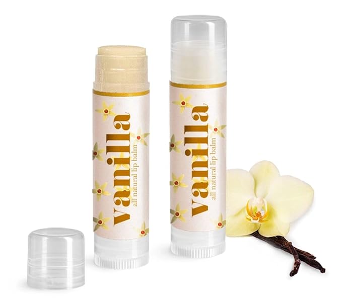 144 Natural Plastic Empty Lip Balm Tubes with Natural Friction Fit Caps by SKS Bottle & Packaging, 0.15 oz tubes - Bulk Lip Balm Containers for DIY Lip Care, Lip Balm Making, and Lip Balm Crafting-FemmiqueWomen