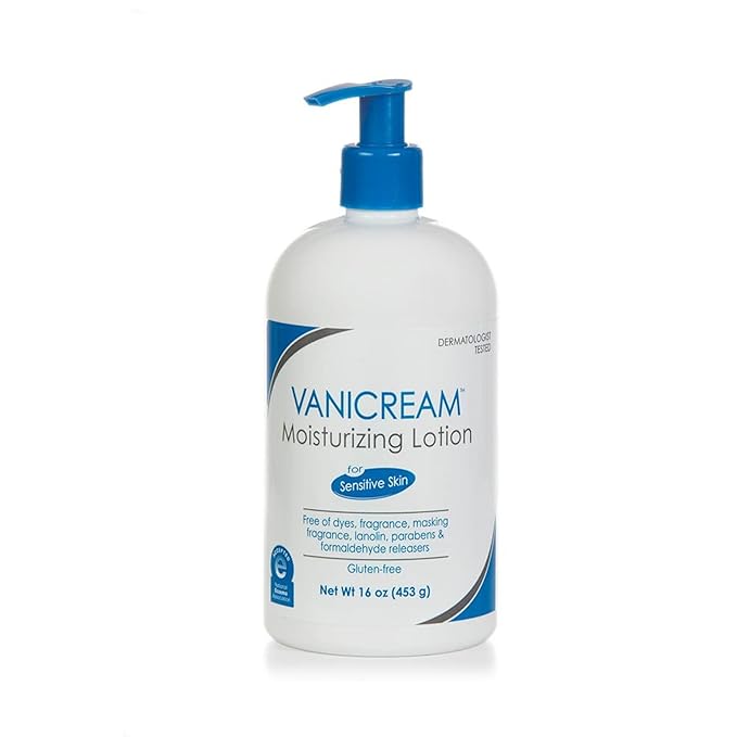Vanicream Moisturizing Lotion with Pump | Fragrance and Gluten Free | For Sensitive Skin | 16 Ounce (Pack of 1)-FemmiqueWomen