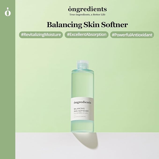 ONGREDIENTS Balancing Skin Softener | Trouble Care Facial Toner | Panthenol, Hyaluronic Acid, Heartleaf, Hydrating Balance Care for Dry, Sensitive Skin | Vegan, Korean Skin Care 250ml / 8.45 fl Oz-FemmiqueWomen