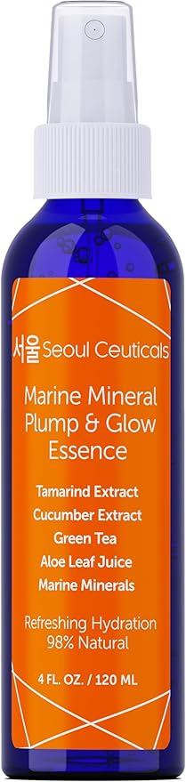 SeoulCeuticals Korean Skin Care Essence Toner - K Beauty Skincare Spray Mist For Face Contains Cucumber Extract and Marine Minerals + Organic Aloe - Get That Healthy Youthful Glow-FemmiqueWomen