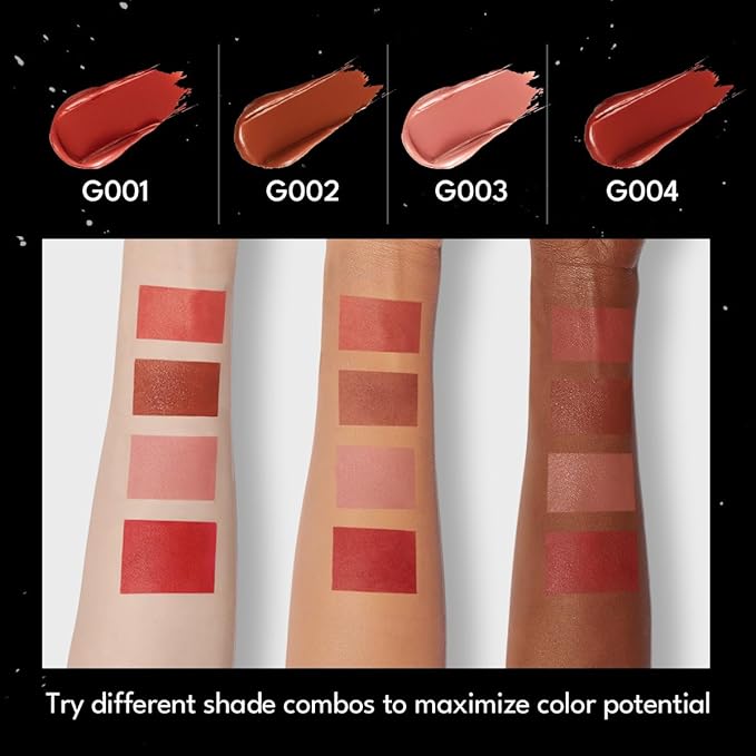 2PCS Marbled Matte Lip Stick Makeup - Velvety Finish | Naked-lip Feel, Full Coverage, D001+D002-FemmiqueWomen