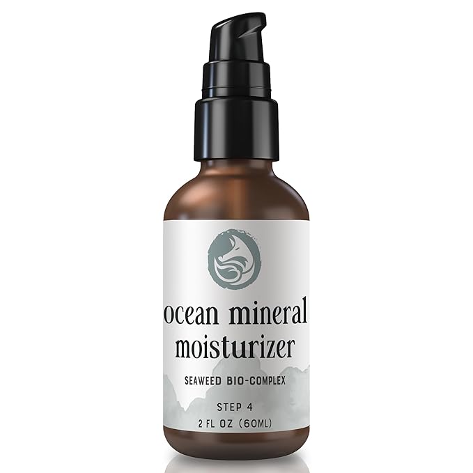 Ocean Mineral Facial Moisturizer - Vegan - Natural & Organic Face Lotion for Women Daily Use - Sensitive Oily Dry and Other Skin Types - Anti Aging Hydrating - Seaweed Bio-Complex 2 oz-FemmiqueWomen