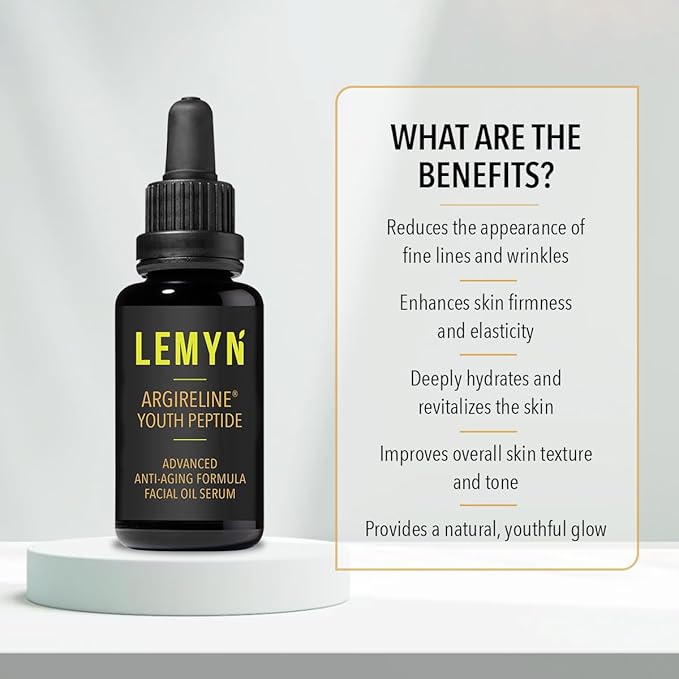 Argireline Youth Peptide Face Oil Serum | Anti-Aging, Hydrating, and Firming | Freshly Made Skincare | 30ml-FemmiqueWomen