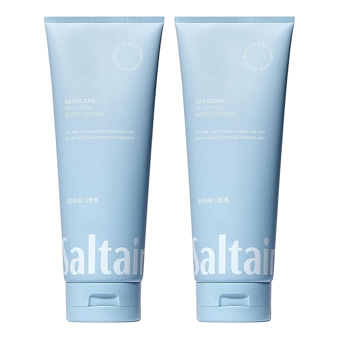 Saltair Body Lotion - 2 Pack Moisturizing Lotion For Dry Skin. Seascape Scented Hydrating Body Cream with Nourishing Moisturizer Formula. Skin Care for Women and Men. 2x 10oz Tubes-FemmiqueWomen