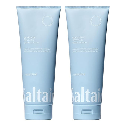 Saltair Body Lotion - 2 Pack Moisturizing Lotion For Dry Skin. Seascape Scented Hydrating Body Cream with Nourishing Moisturizer Formula. Skin Care for Women and Men. 2x 10oz Tubes-FemmiqueWomen