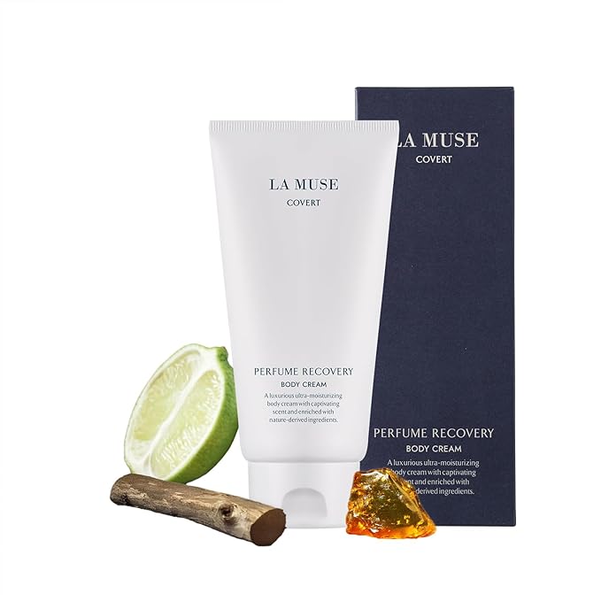 LA MUSE Perfume Body Lotion for Men(Deep Woody Amber) | Moisture Amber Body Lotion for Dry Skin, All Skin Types with Shea Butter | Non-Sticky & Non-Greasy, Fast Absorbing for Daily Use | 10.14 fl oz-FemmiqueWomen