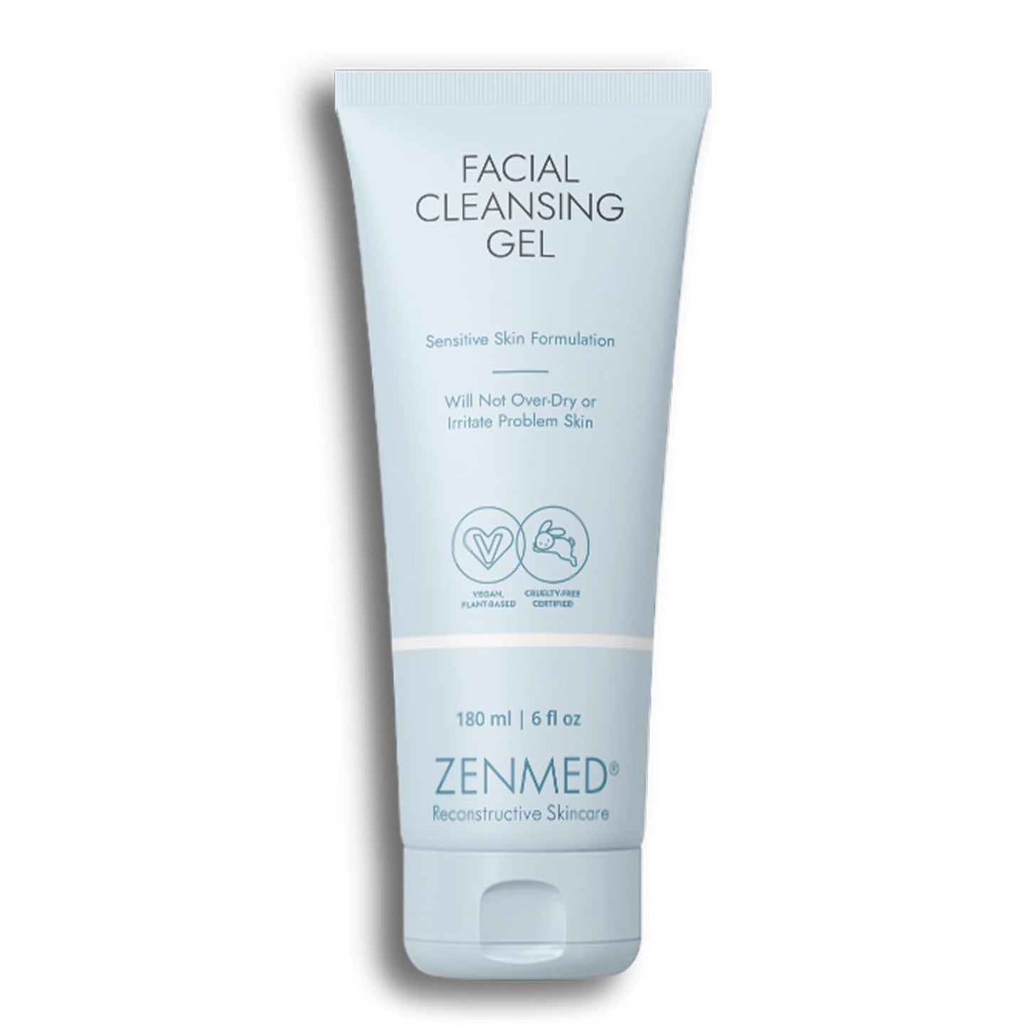 ZENMED Facial Cleansing Gel 6 oz for Women and Men - All-in-One Cleanser Face Wash | Hydrating Cleanser & Gel for Sensitive Skin | Natural, Organic Facial Wash - USA Made-FemmiqueWomen