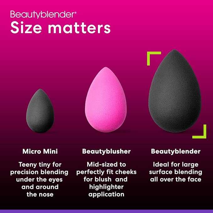 Beautyblender® | Pro Blender Makeup Sponge | Blend Liquid Foundations, Powders and Creams | Streak Free Application | Vegan, Cruelty Free | Made in USA-FemmiqueWomen