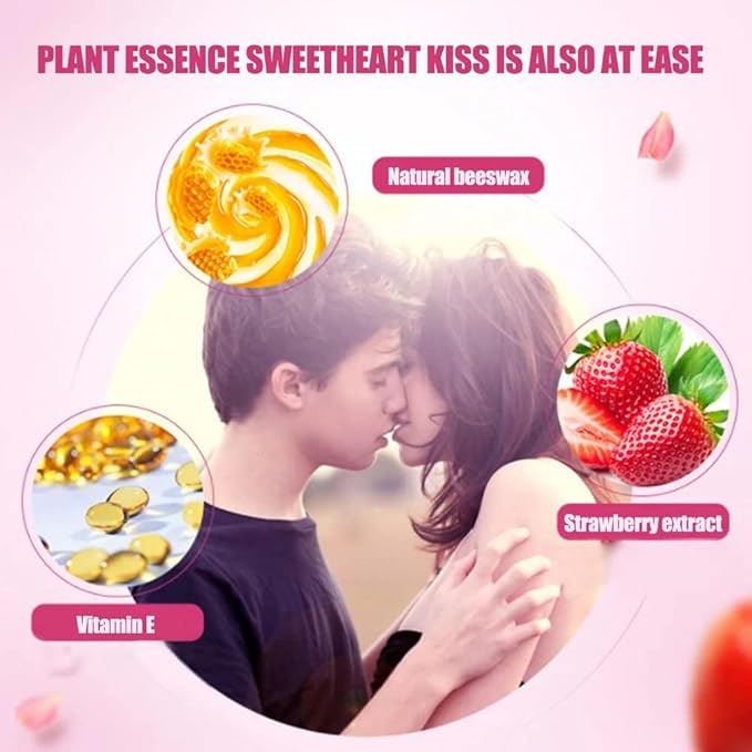 2Pcs Strawberry Vitamin E Lip Masks，Lip Balm Honey Pot，Hydrating & Prevention Dry and Cracked Lip Scrubs Exfoliator，Lip Sleep Mask Reduces Lip Lines，Lip Exfoliating Balm Sleeping Lip Mask-FemmiqueWomen