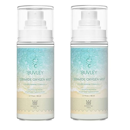 Ceramide Oxygen Face Mist | Low pH, Vegan, Cruelty Free | Hydrating Refreshing Soothing Facial Mist Spray with Antioxidants 2.7 Fl Oz (2)-FemmiqueWomen